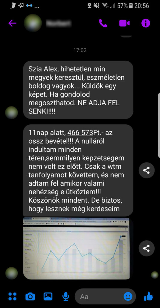 466e forint és még a hónap felénél se járt - WTM webshop vélemény