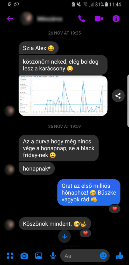 Az első milliós hónap - Kamarás Alex vélemények